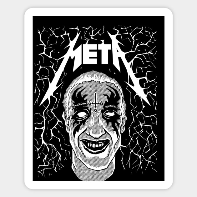 METAL META Sticker by Krobilad